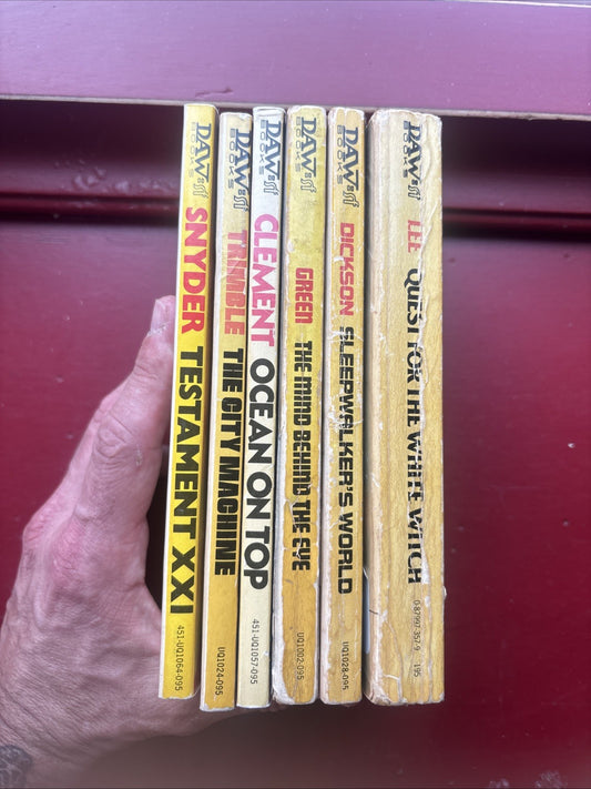6 DAW Sci-Fi by Dickson Lee Clement Trimble Snyder Green (Mass Market) (Bundle)