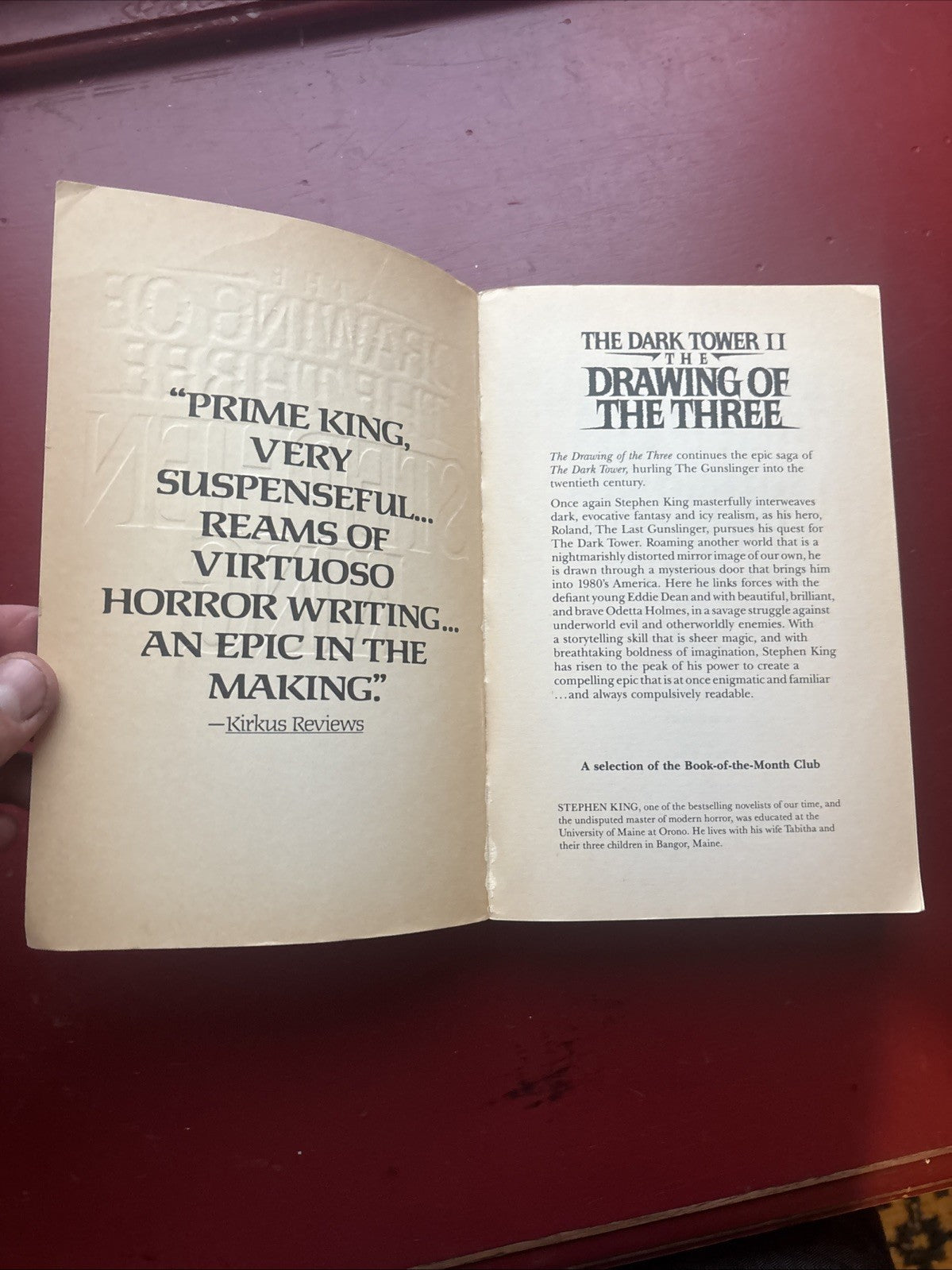 The Drawing of the Three by Stephen King (1989, Trade Paperback)
