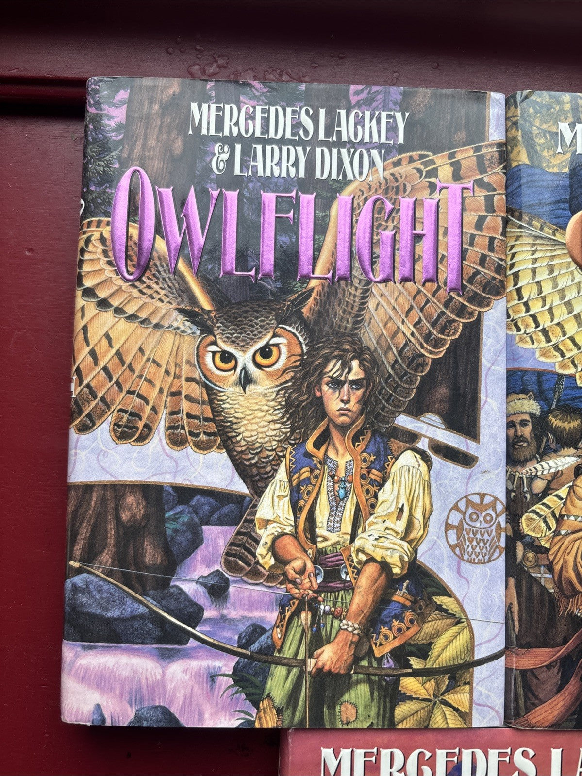 Mercedes Lackey & Larry Dixon Owl Mage Trilogy Owlflight Owlsight Owlknight BCE
