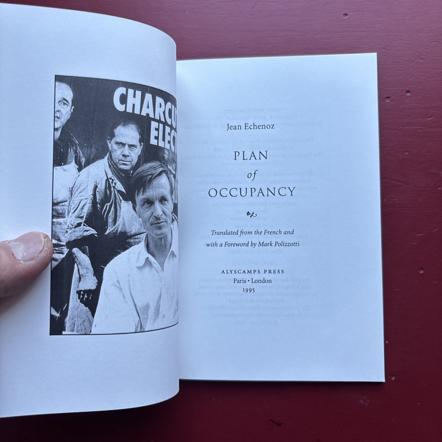 Plan of Occupancy - Softcover Excellent Condition
