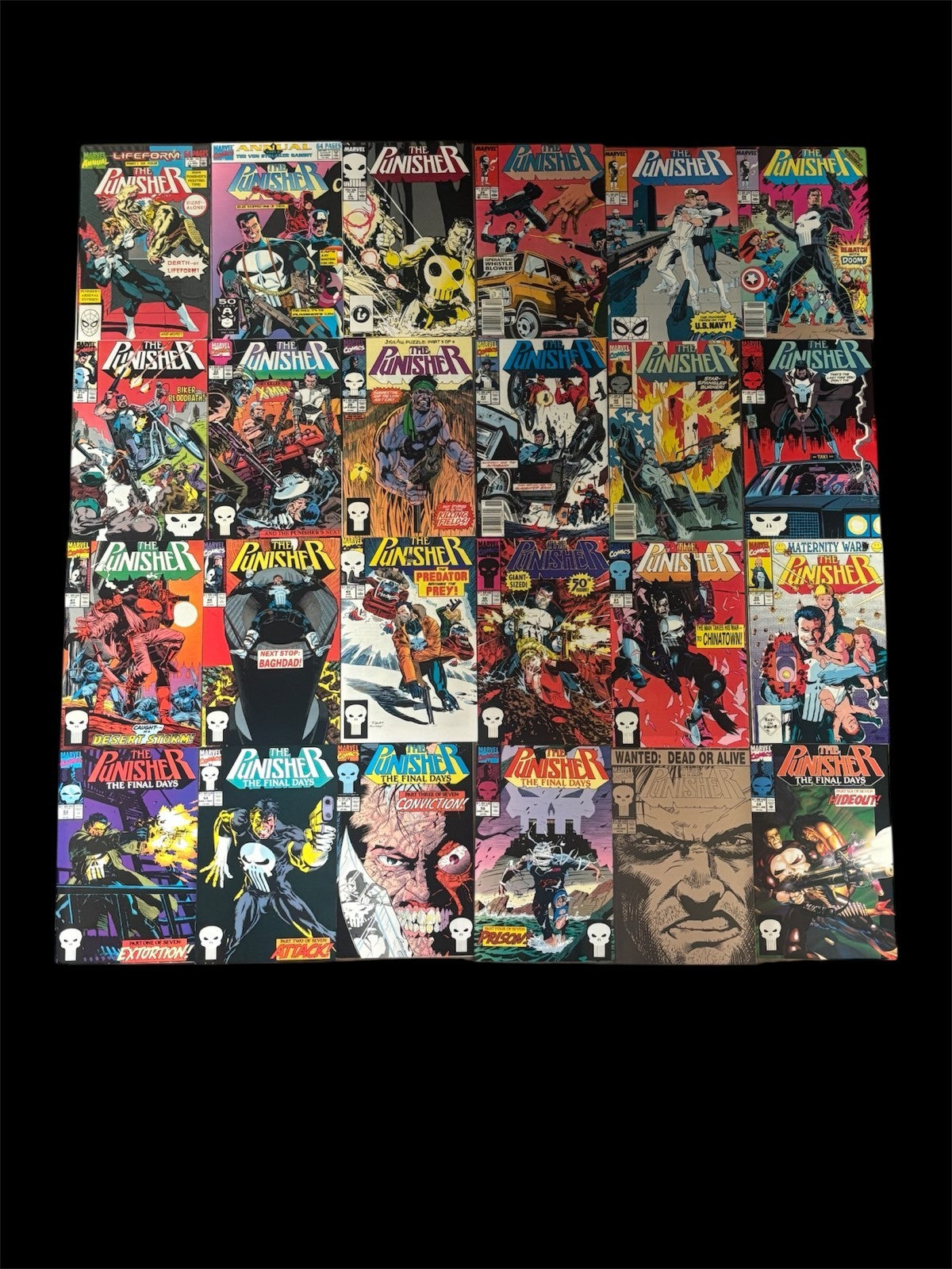 Punisher Marvel Comics Lot – 41 Issues #26–75 – Bronze Age – VG/VG+ Free Ship