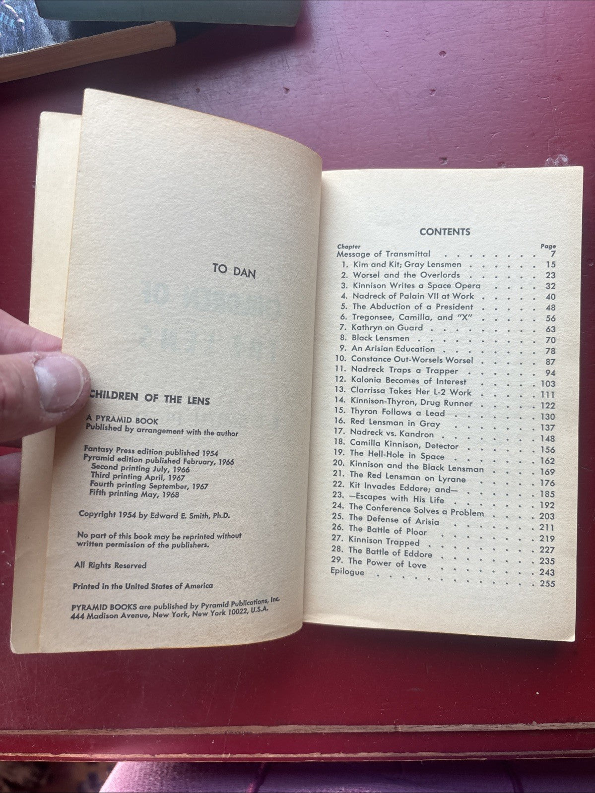 7 Vintage Sci-Fi books by E.E. "Doc" Smith (Mass Market) (Bundle)