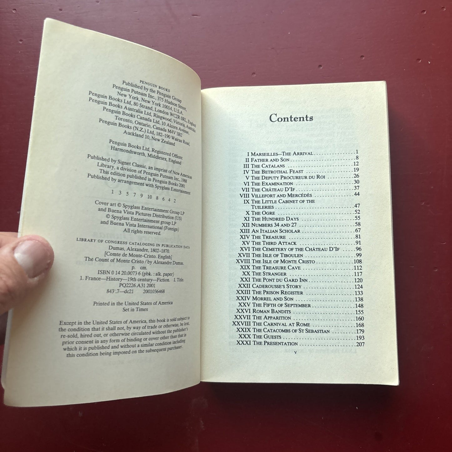 The Count of Monte Cristo by Alexandre Dumas