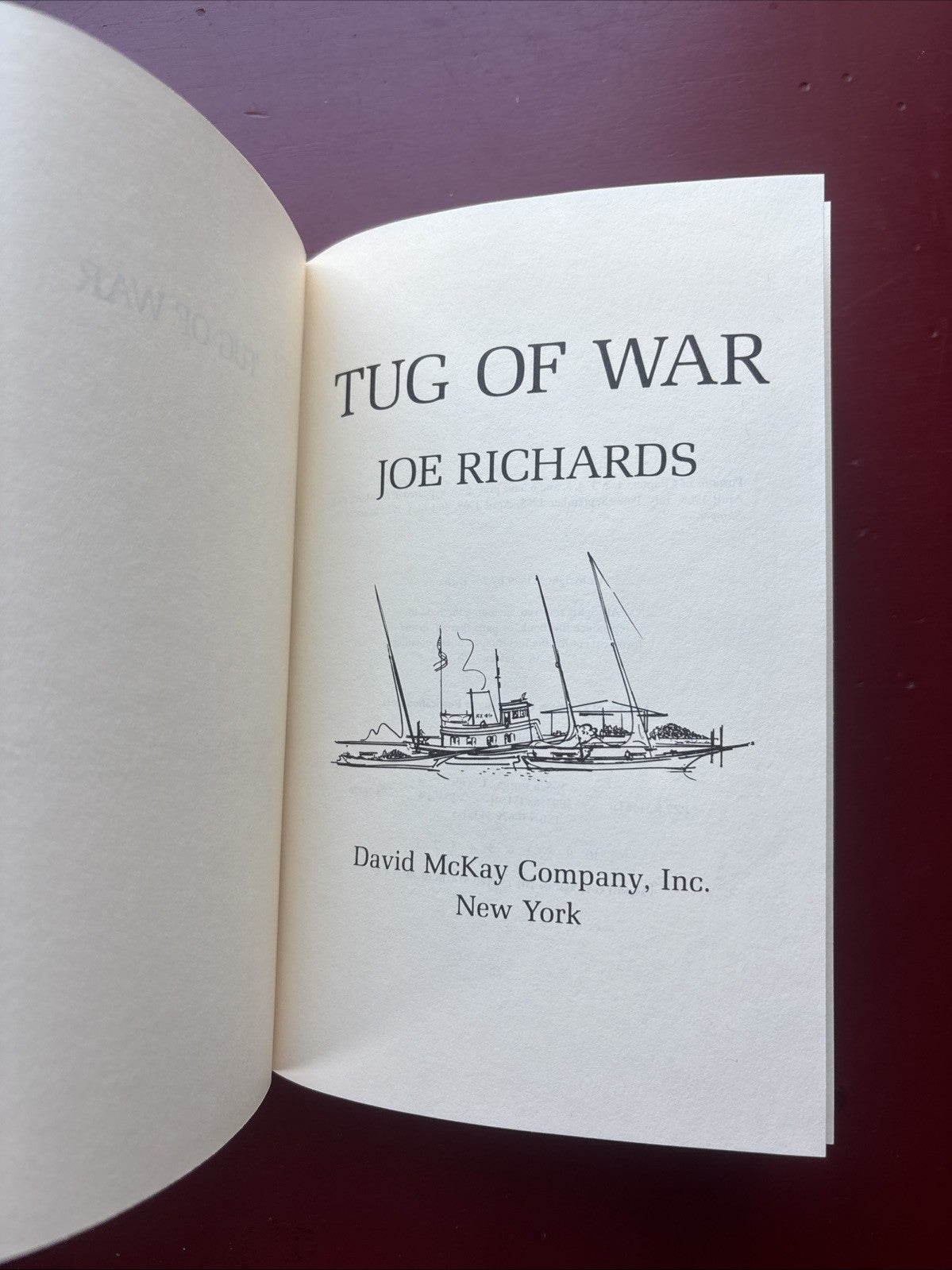 Tug of War by Joe Richards (1979, Hardcover)