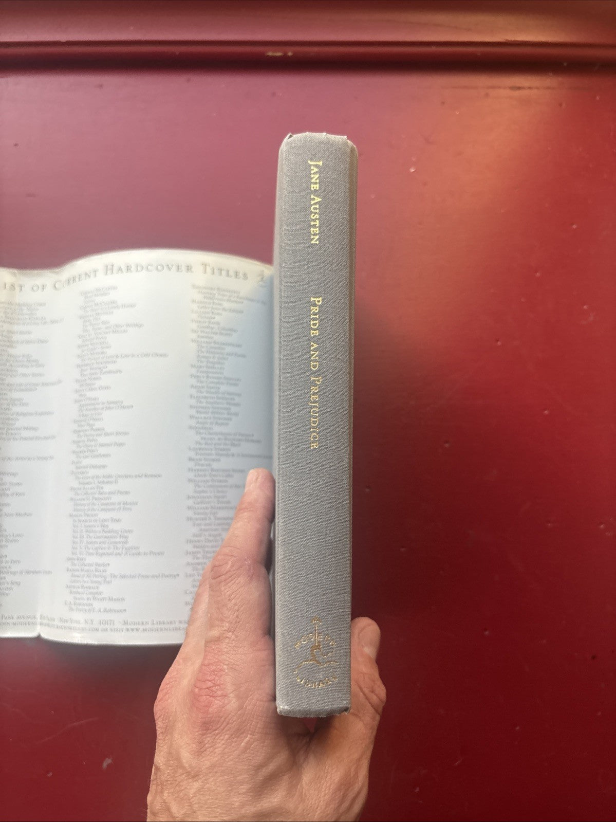 Pride and Prejudice by Jane Austen (1996, Hardcover) (Modern Library Ed.)