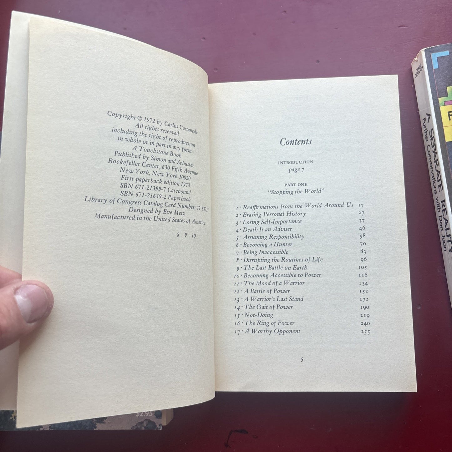 Carlos Castaneda box set TP 3 Of 4: Teachings of Don Juan Peyote Separate Mystic
