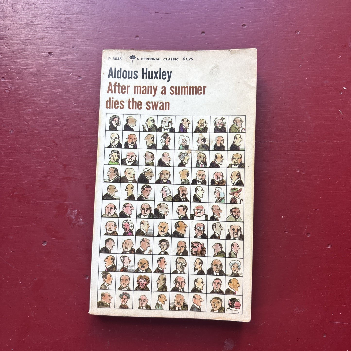 After Many A Summer Dies The Swan by Aldous Huxley 1965 PB 3 Pages Loose