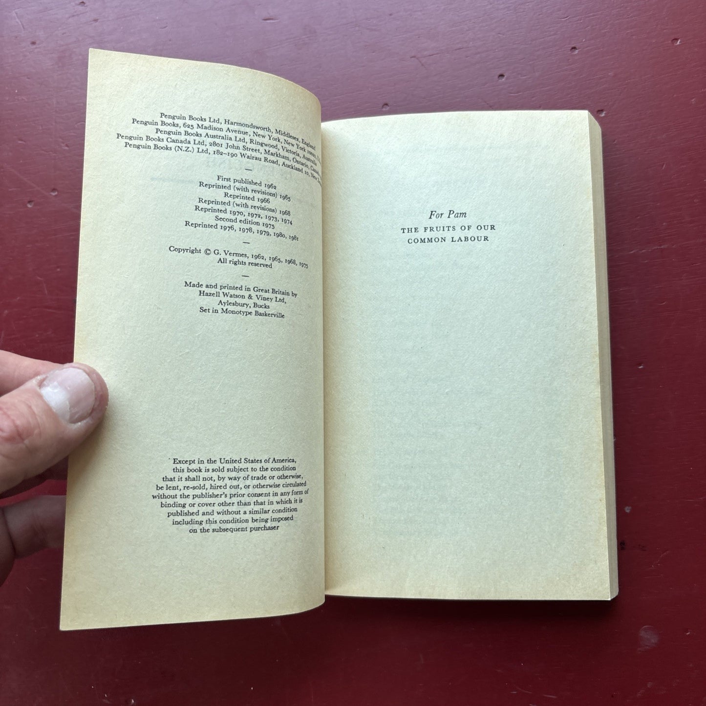 The Dead Sea Scrolls in English G. Vermes Paperback Penguin 2nd Ed. 1975