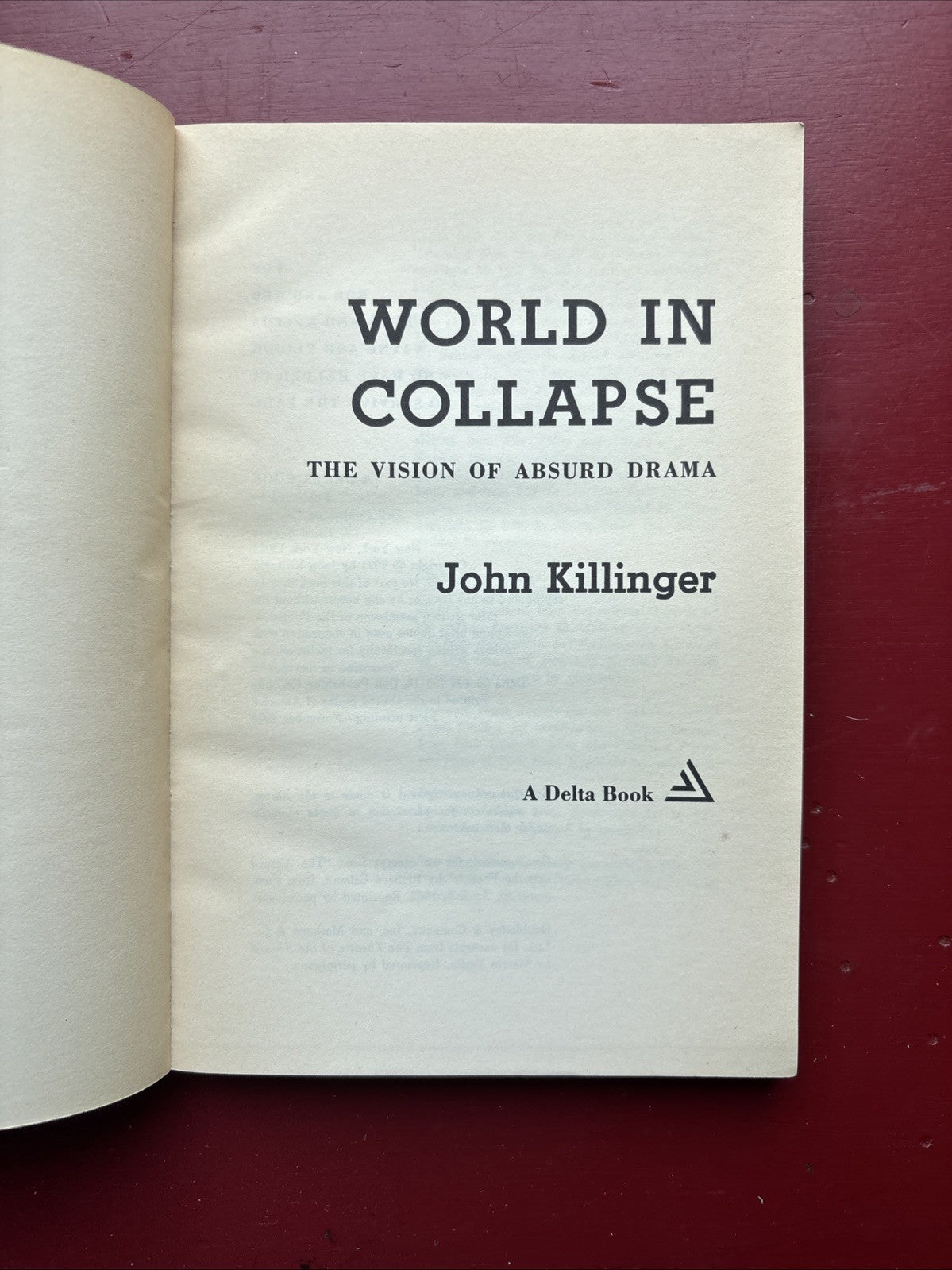 World In Collapse: The Vision Of ABSURD DRAMA (reduced Light Annotations)
