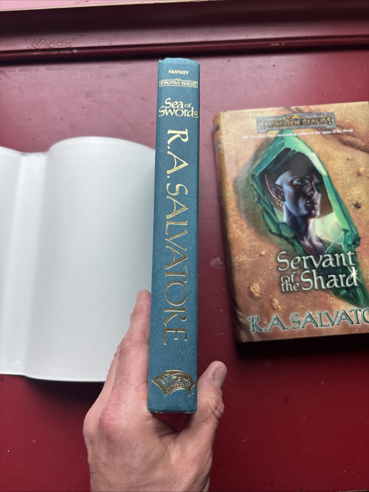 Forgotten Realms 3 Paths of Darkness - Servant Shard Silent Blade Sea Salvatore