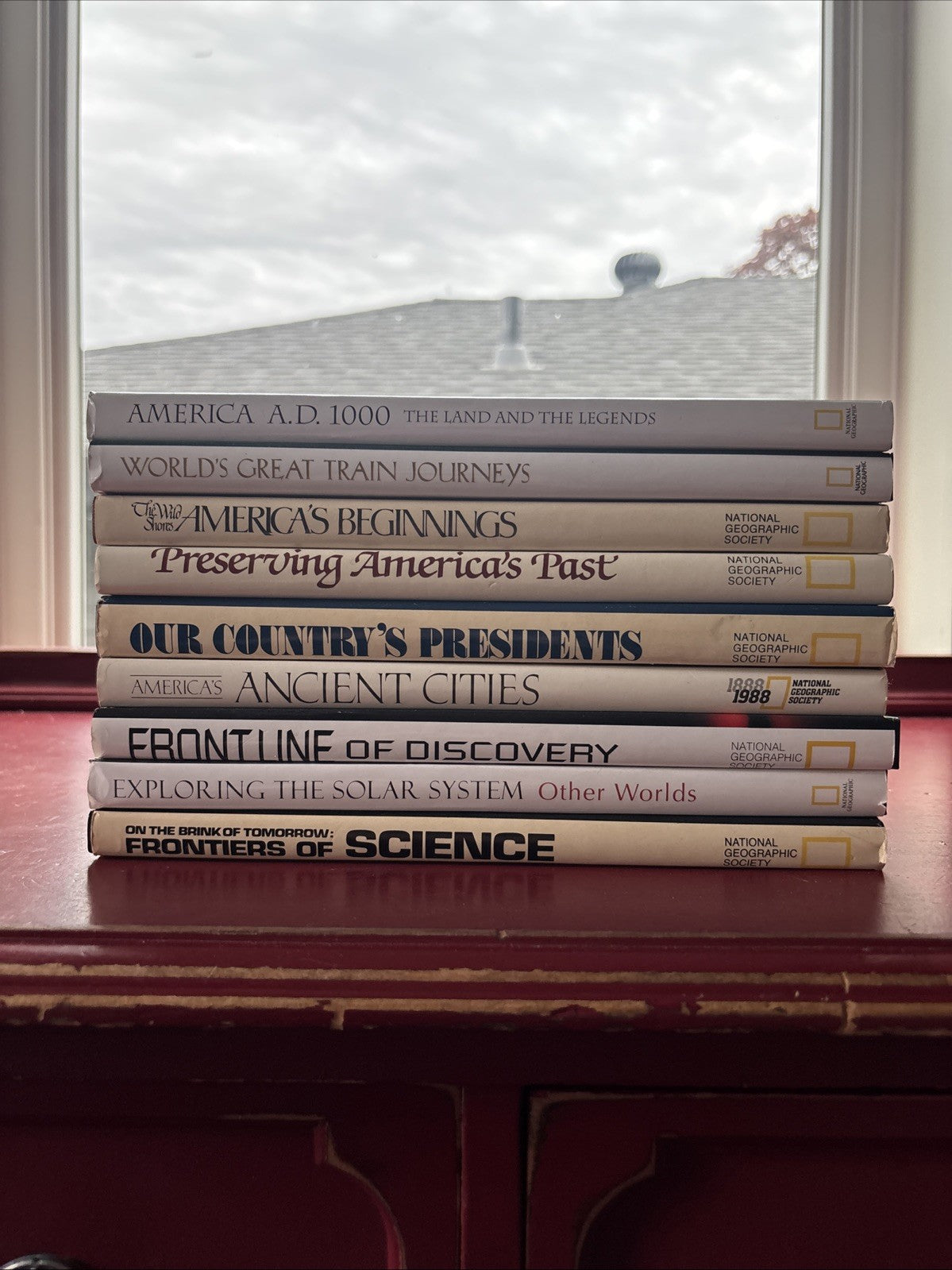 Lot of 9 National Geographic Society Books: More Obscure Topics Nature Science