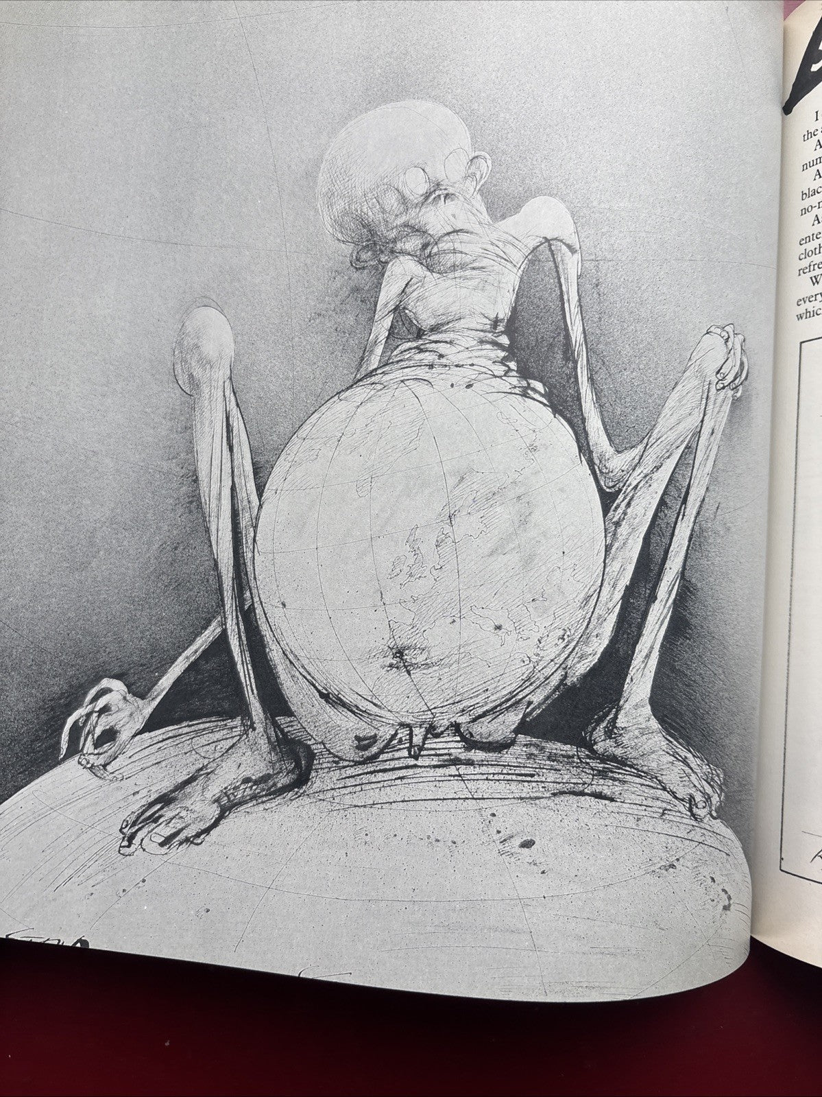 Ralph Steadman – Between the Eyes – 1984 First Edition Paperback – Gonzo Art