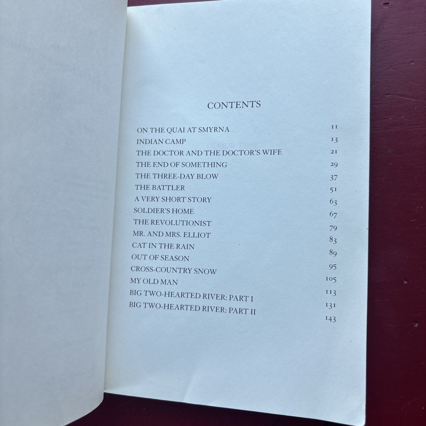 In Our Time by Ernest Hemingway (1996, Trade Paperback)