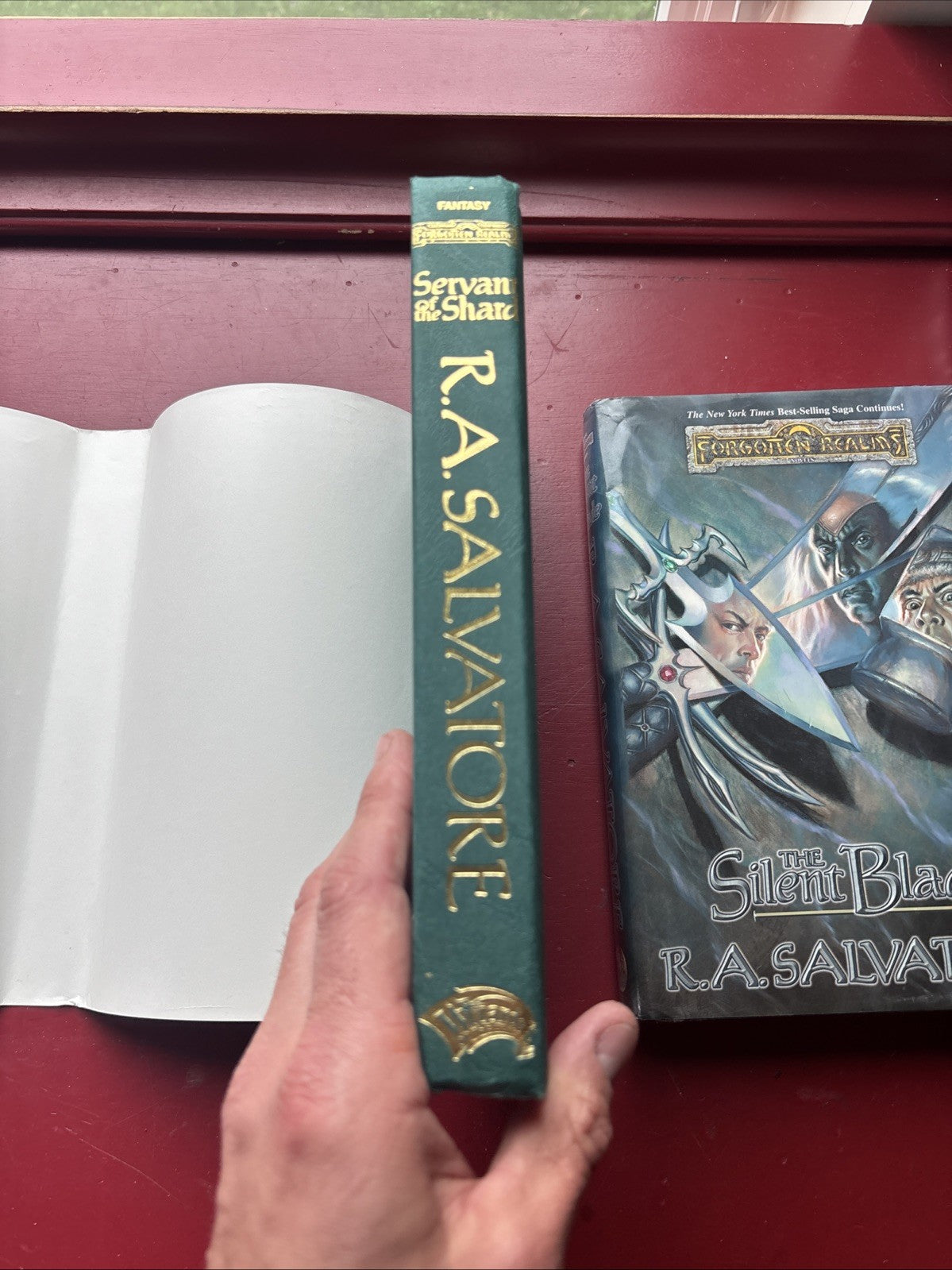 Forgotten Realms 3 Paths of Darkness - Servant Shard Silent Blade Sea Salvatore