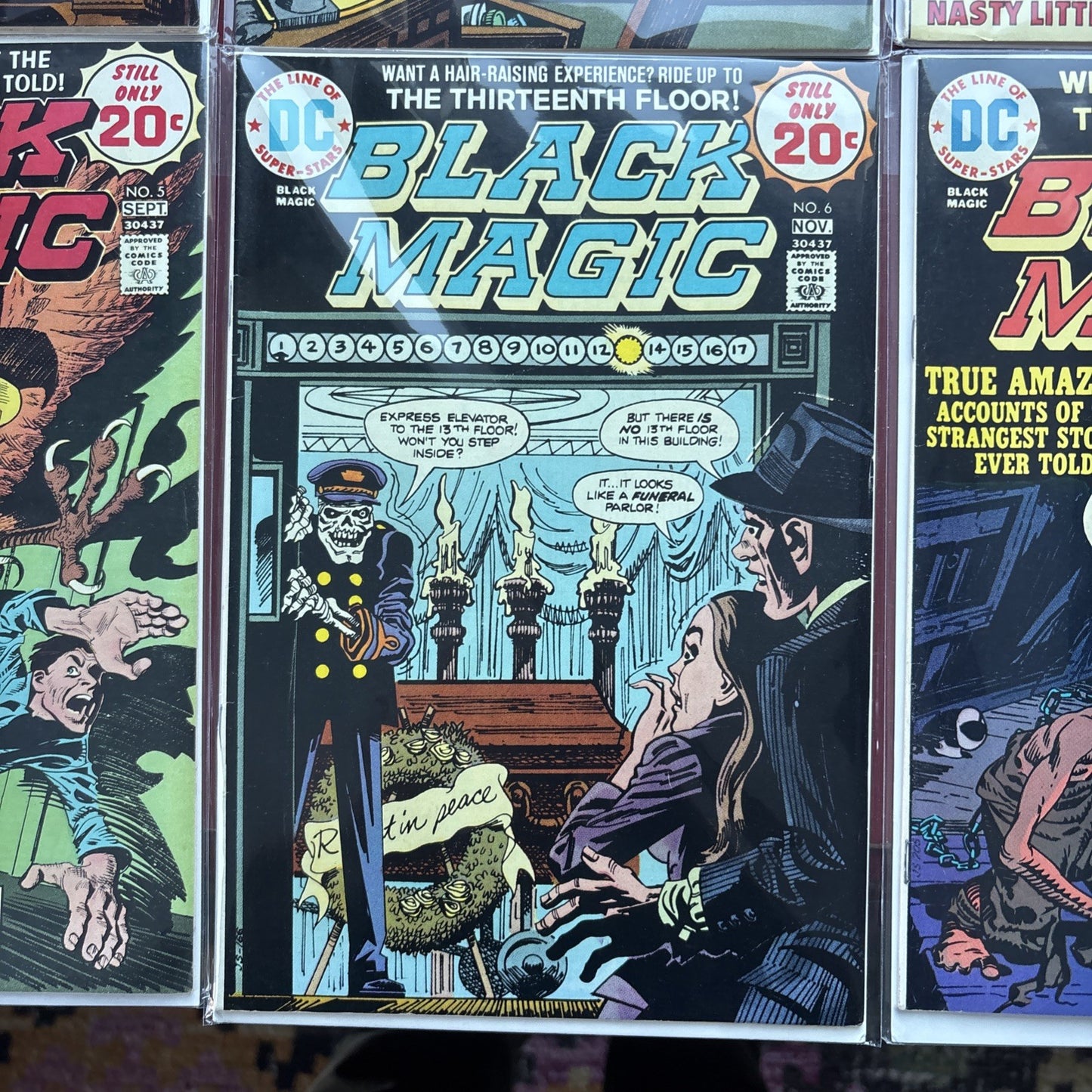 Black Magic #1–8 Complete Run (1973 DC) Bronze Age Horror – Jack Kirby & Joe Sim