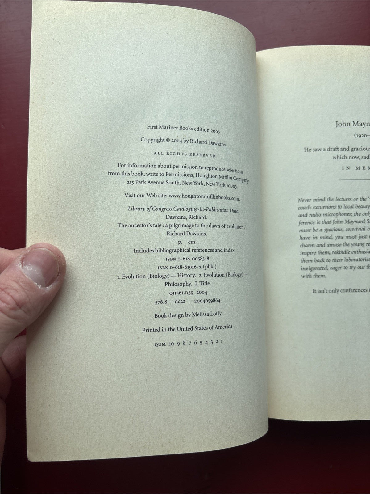 Ancestor's Tale : A Pilgrimage to the Dawn of Evolution by Richard Dawkins...