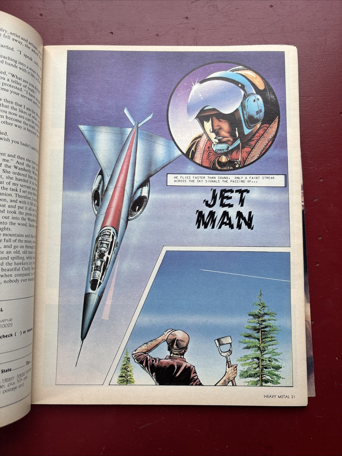 Heavy Metal Magazine (July 1980) (Reduced cover tear)