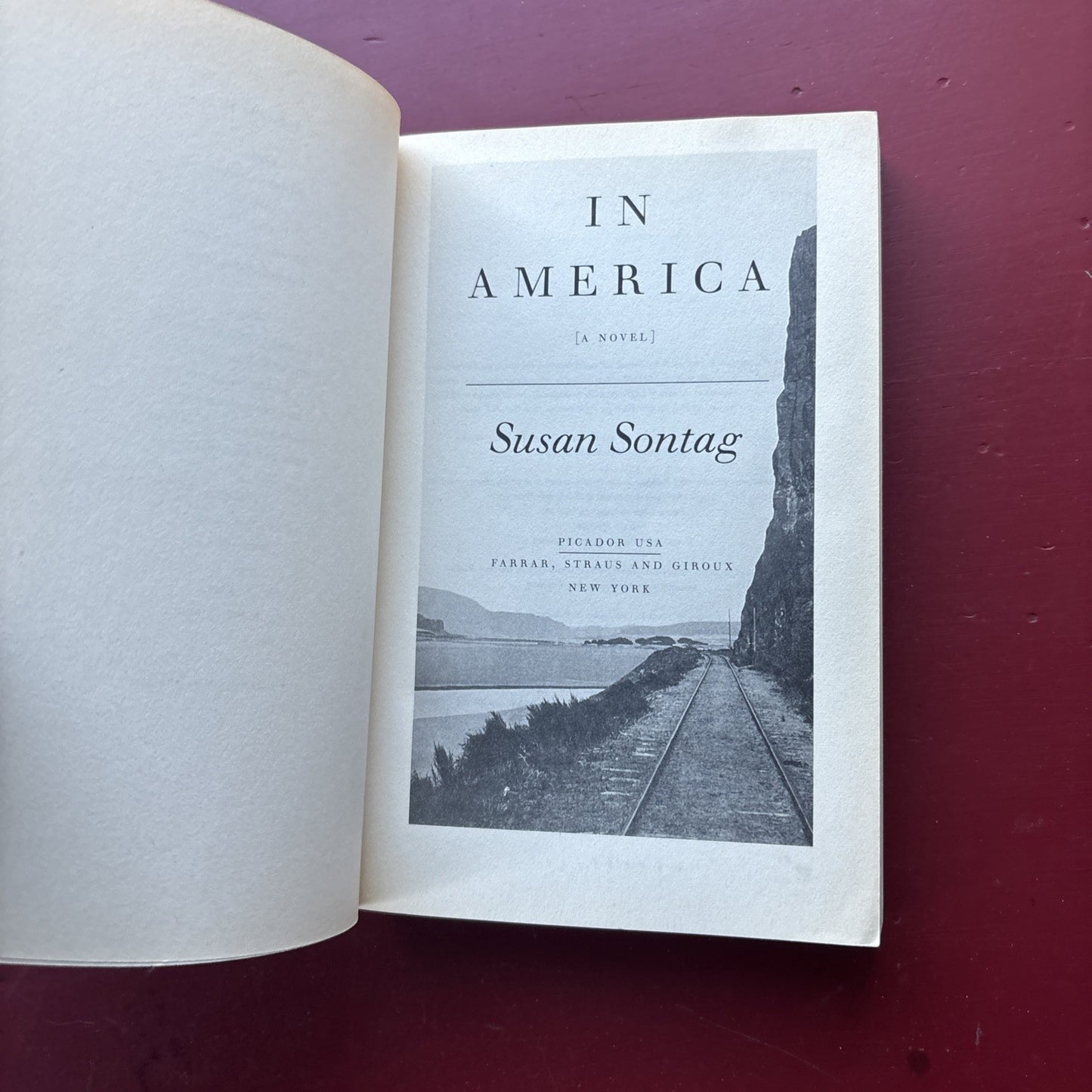 In America : A Novel by Susan Sontag (2001, Trade Paperback)