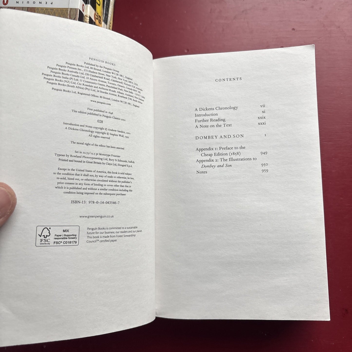 Charles Dickens Dombey and Son & Our Mutual Friend By Dickens Penguin Edition