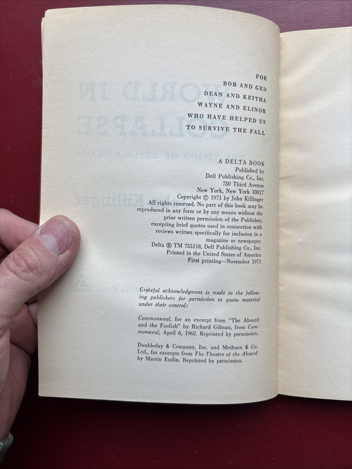 World In Collapse: The Vision Of ABSURD DRAMA (reduced Light Annotations)