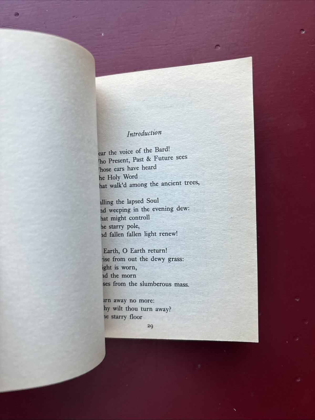 “Songs of Innocence & Songs of Experience" by William Blake & Essays Montaigne