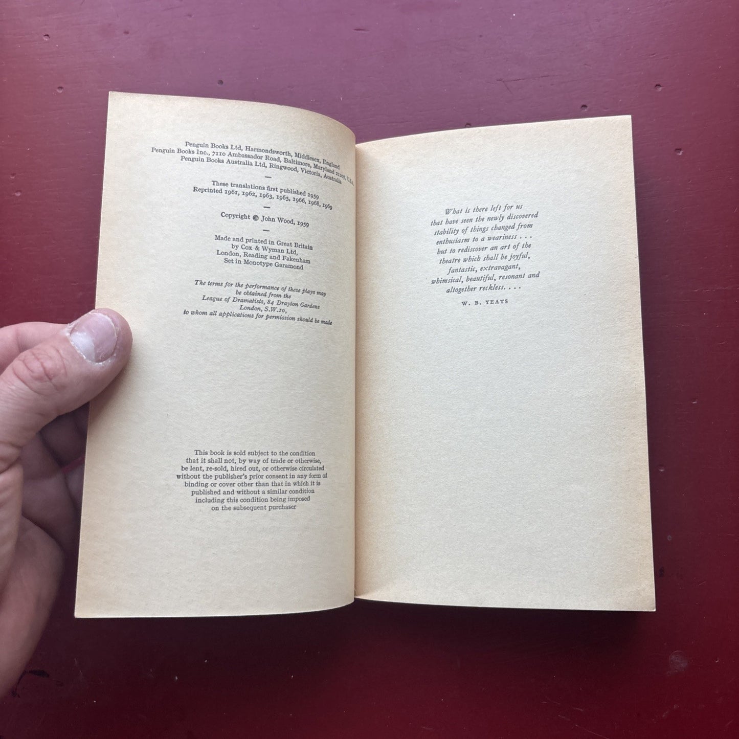 The Misanthrope and Other Plays by Moliere