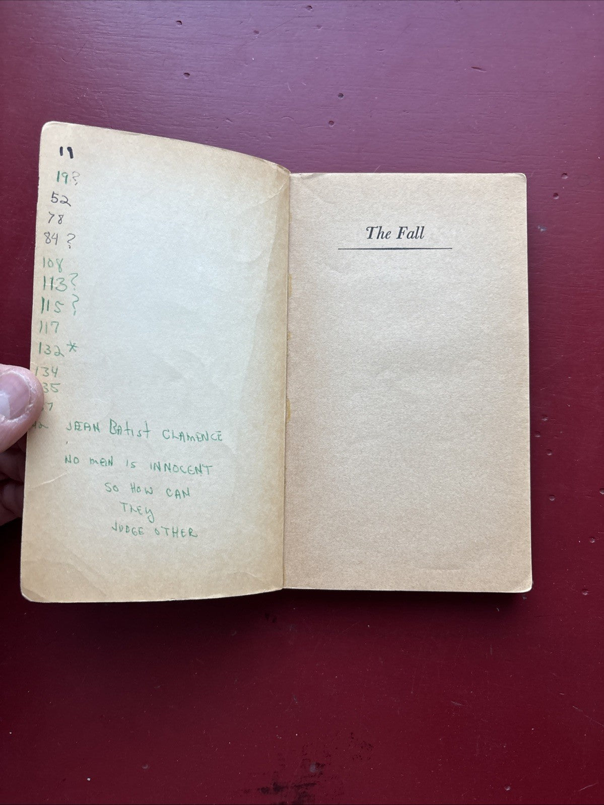 ALBERT  CAMUS  THE  FALL  A VINTAGE  BOOK 1956  --C3