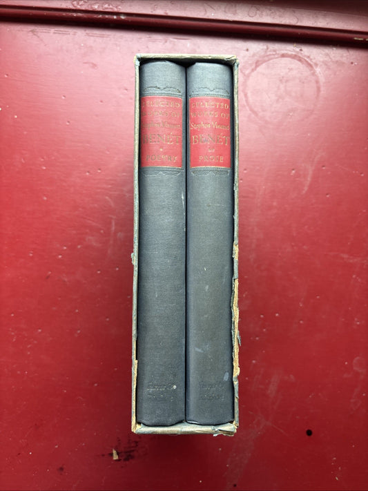 Selected Works of Stephen Vincent Benet: Poetry & Prose (1942, Hardcover)