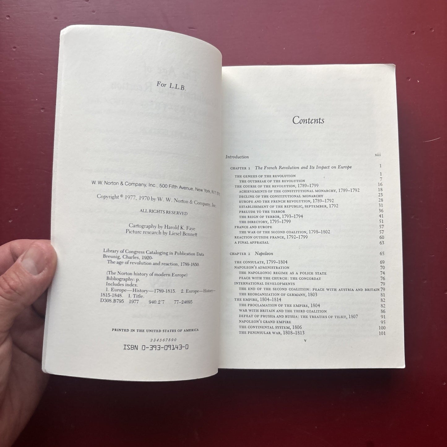 Charles Breunig Age of Revolution & Reaction 1789-1850 (light Annotation)