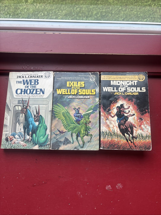 3 Vintage Sci-Fi by Jack L Chalker (Mass Market) (Bundle)