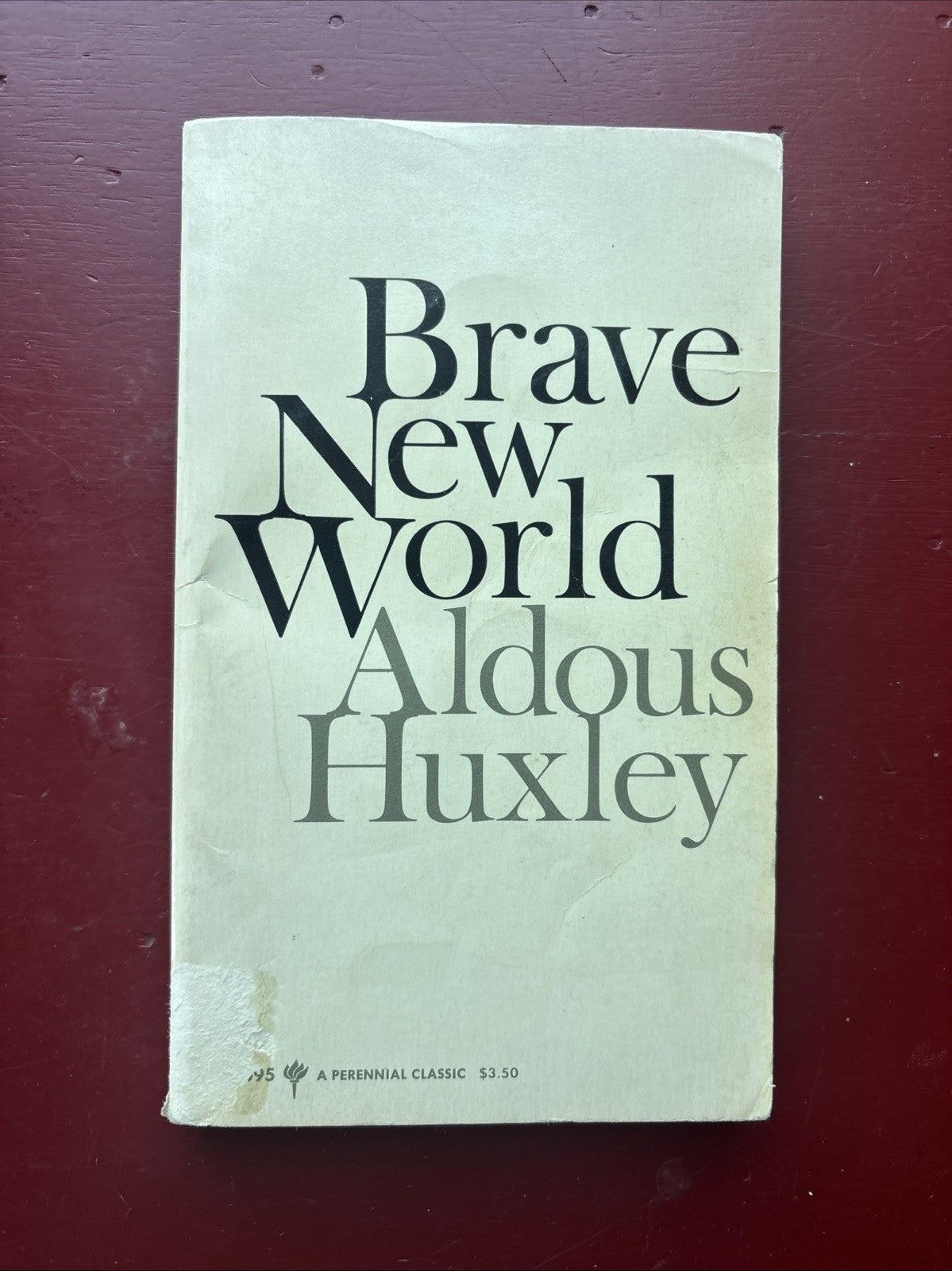 Brave New World Book, by Aldous Huxley