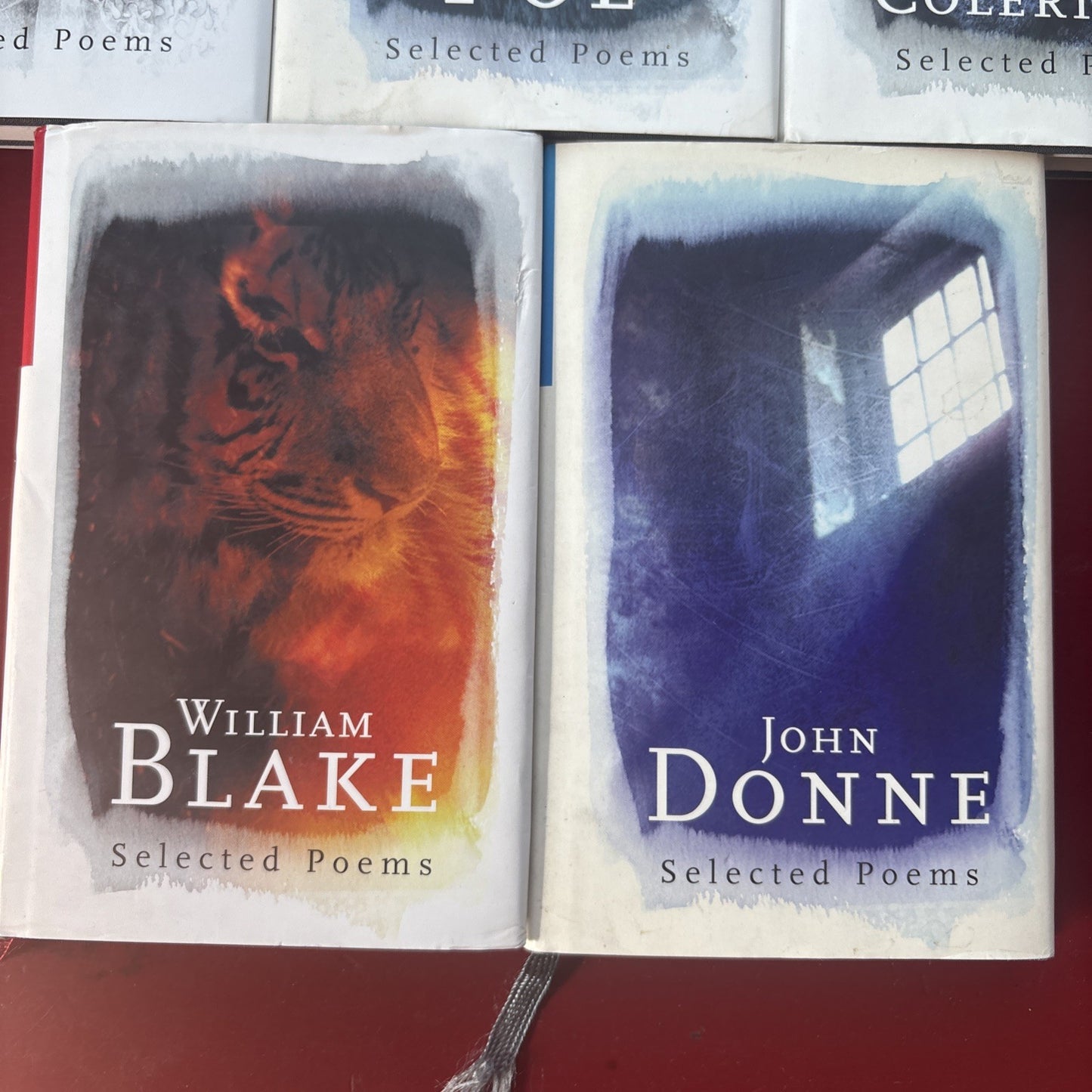 5 Selected Poetry books: Blake Coleridge Poe Dickinson Hardcover (Phoenix B&N)
