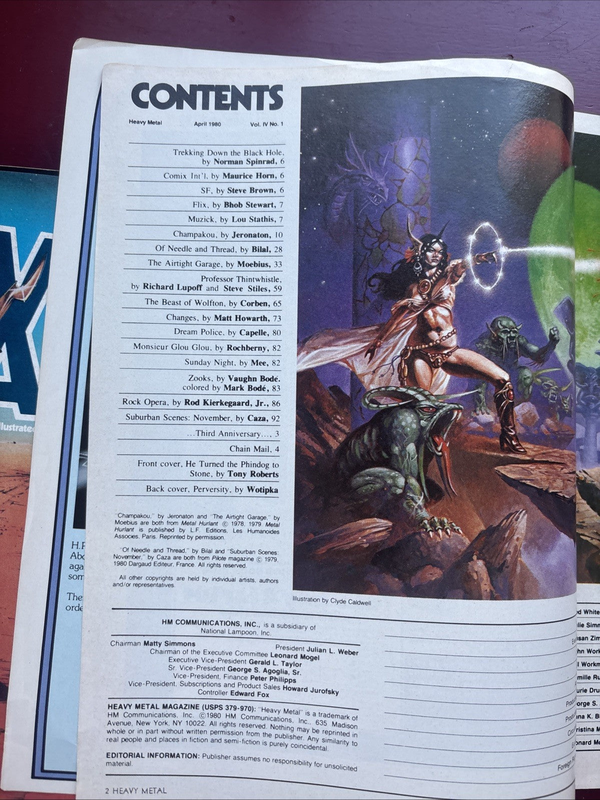 Heavy Metal Magazine (April 1980)