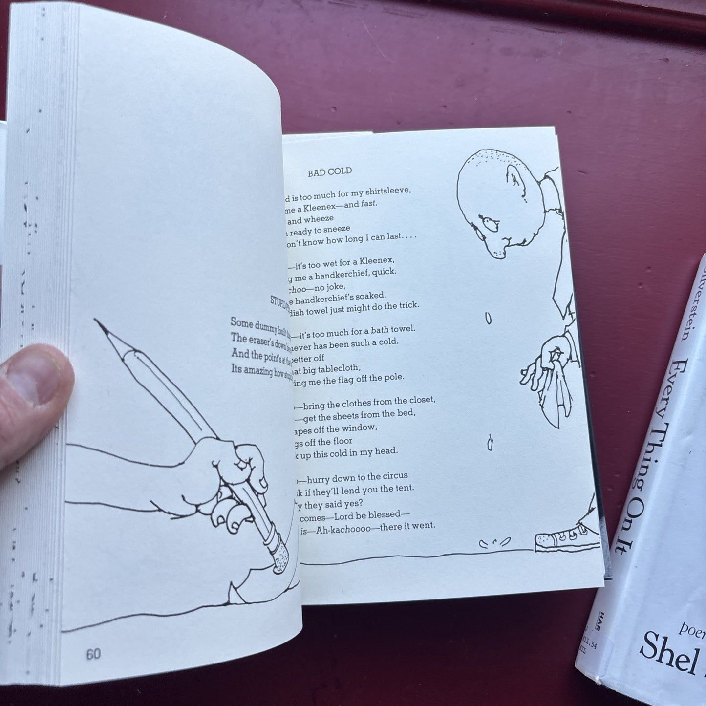 3 Shel Silverstein: Falling Up Sidewalk Ends Everything On It Hardcover