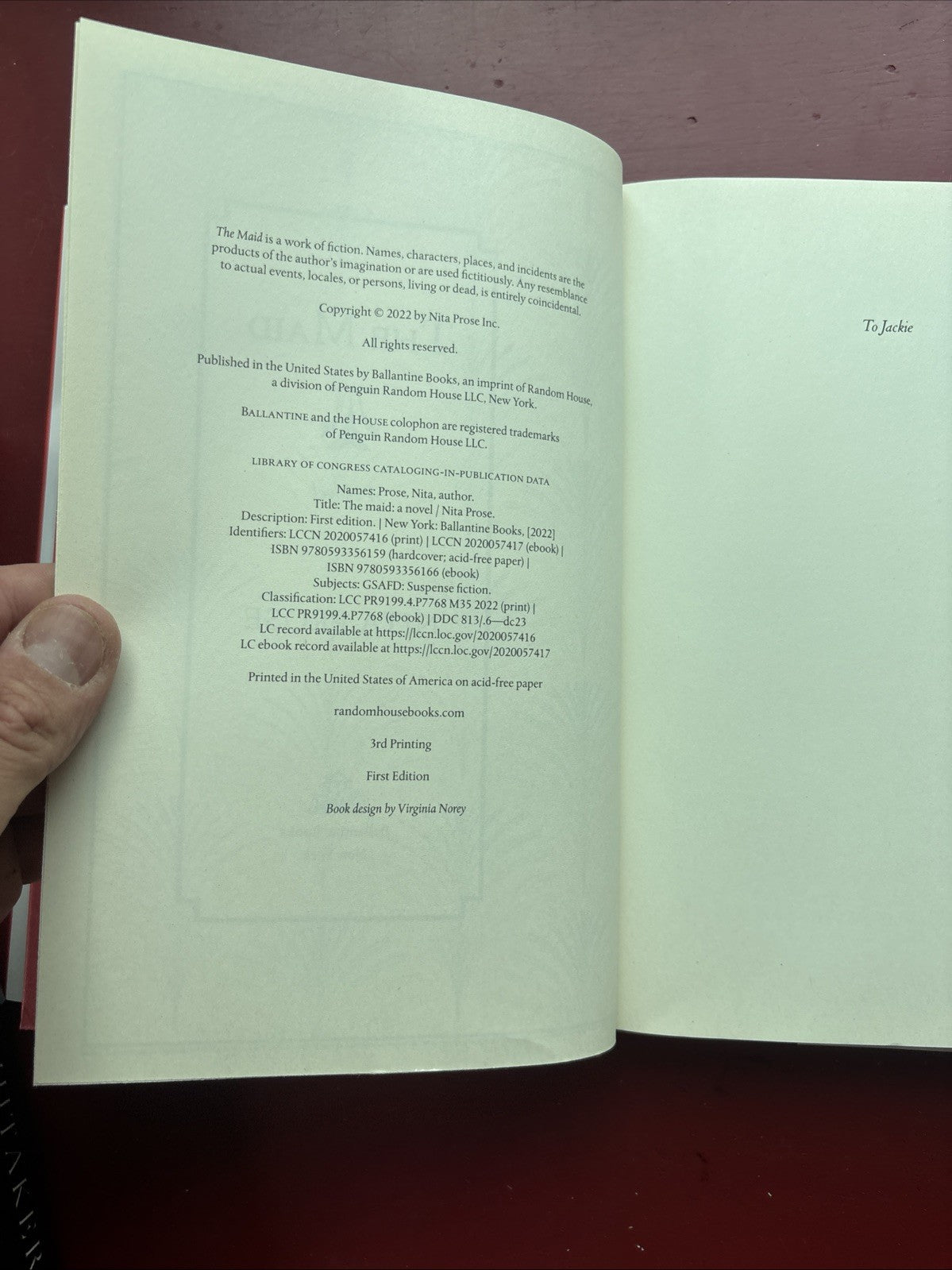 The Maid by Nita Prose (2023, Hardcover)