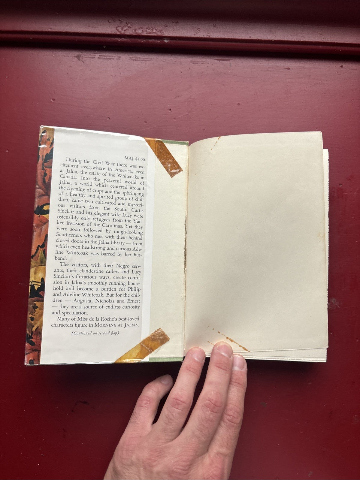 Morning at Jalna by Mazo De La Roche (1960, HC) (ex-libris)