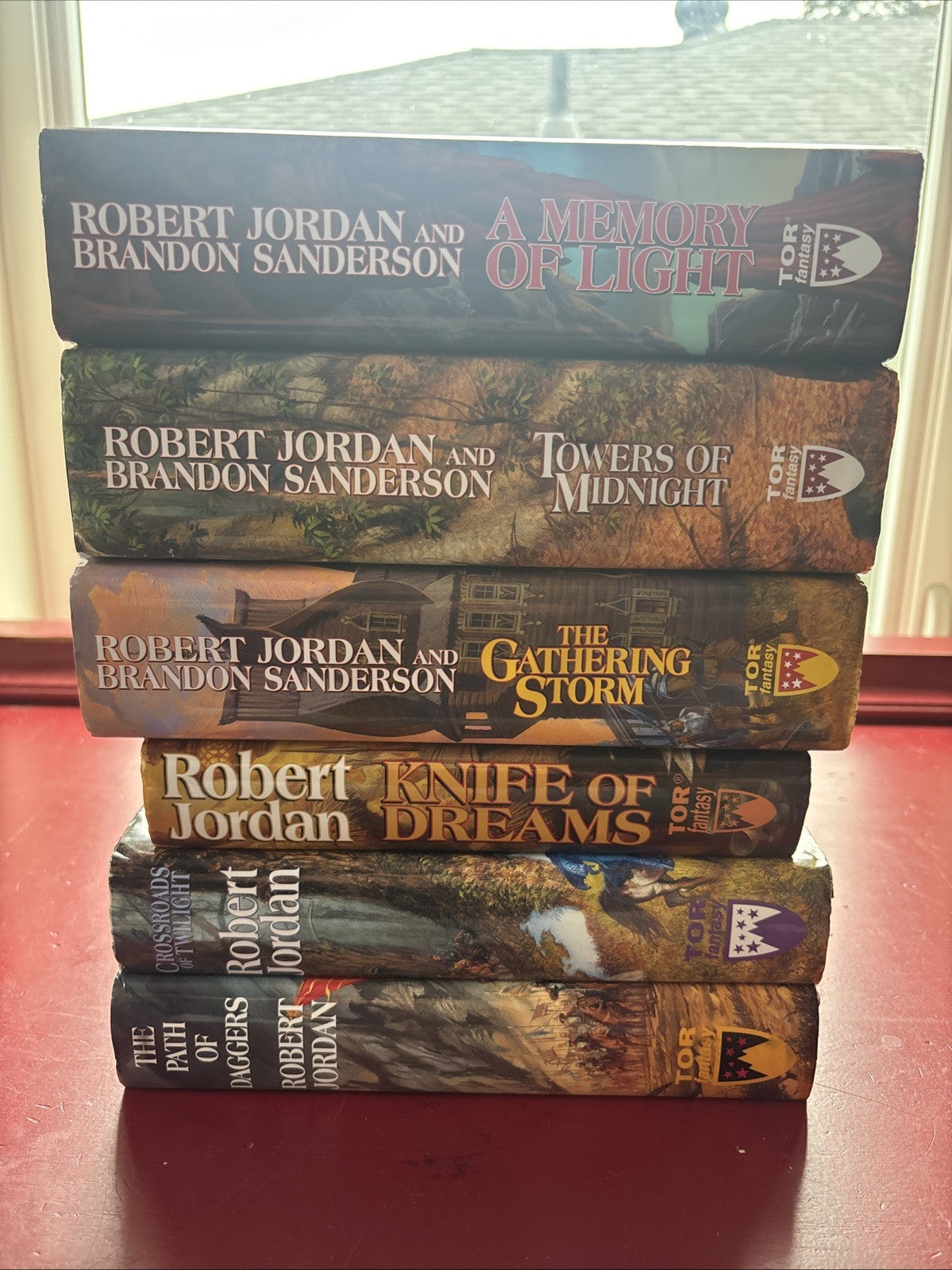 The Wheel of Time 6 HC 8 10-14 VG+ Robert Jordan Some 1st Ed. Copy Signed