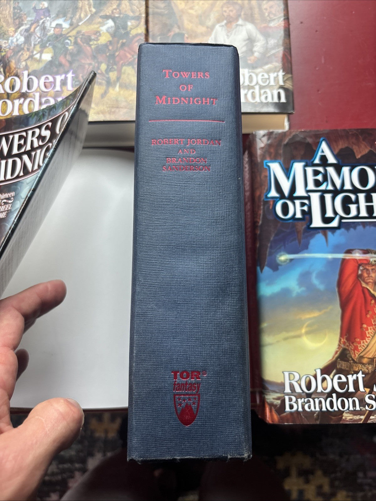 The Wheel of Time 6 HC 8 10-14 VG+ Robert Jordan Some 1st Ed. Copy Signed