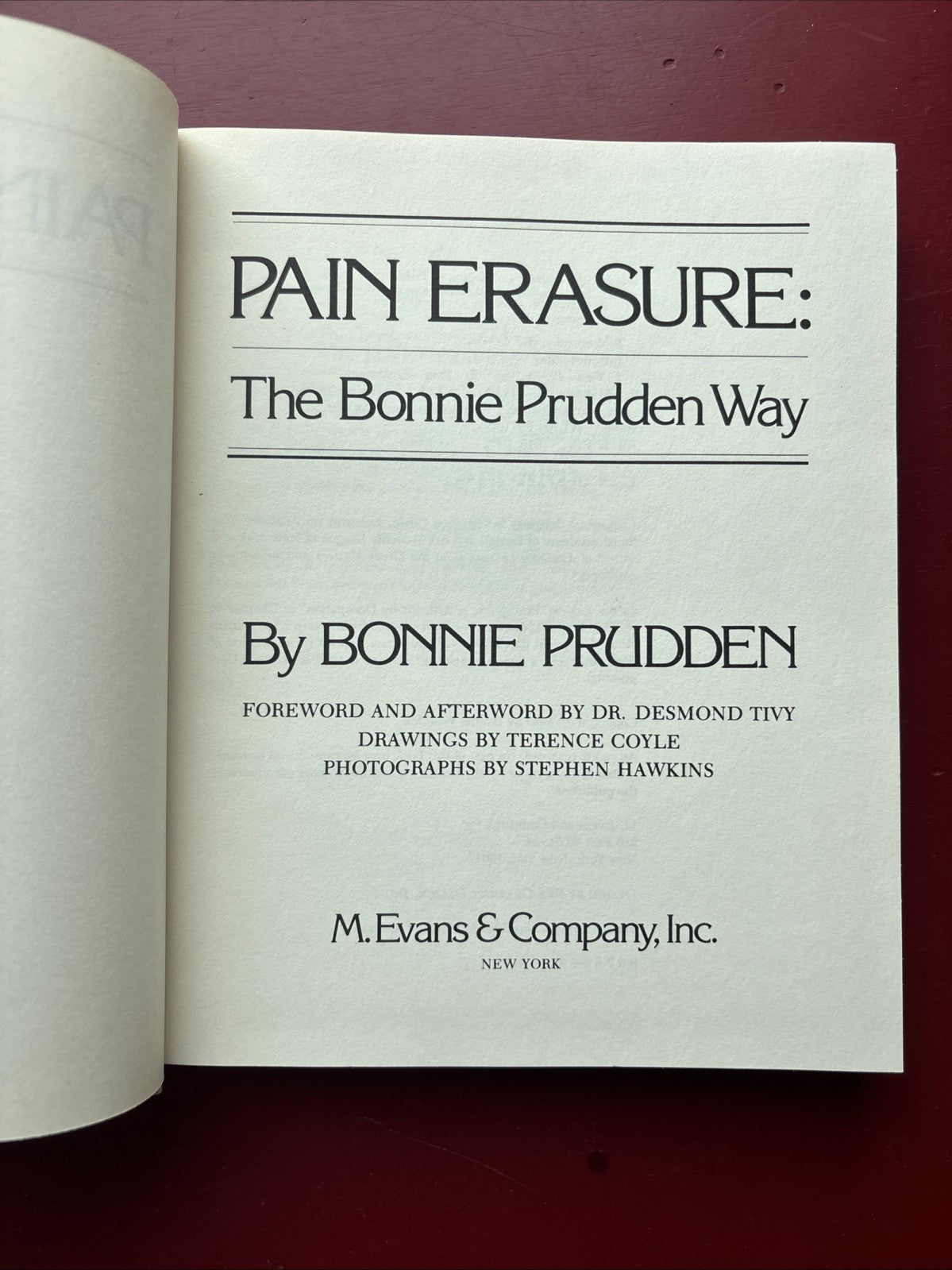 pain erasure the bonnie prudden way by Prudden, Bonnie