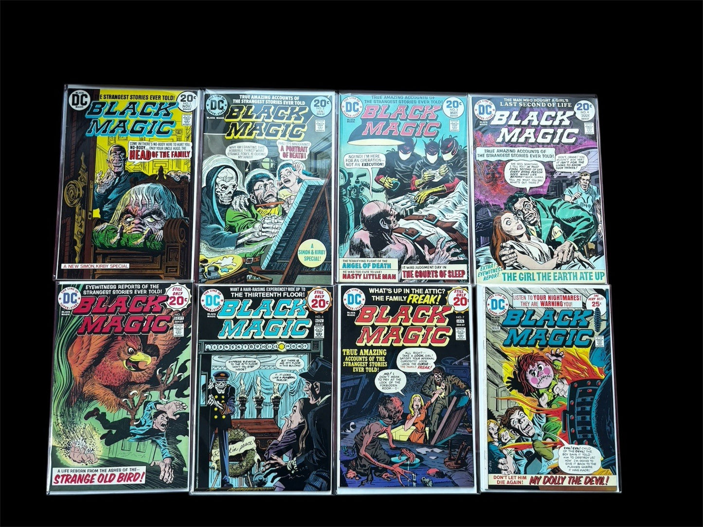 Black Magic #1–8 Complete Run (1973 DC) Bronze Age Horror – Jack Kirby & Joe Sim