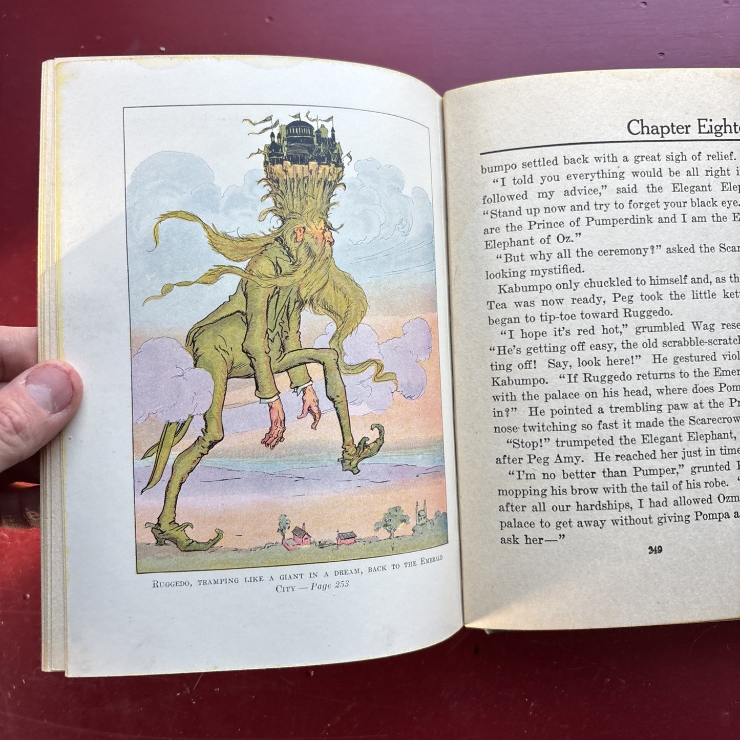 Kabumpo in Oz 1922 Reilly & Lee – L Frank Baum / Thompson – 12 Color Plates