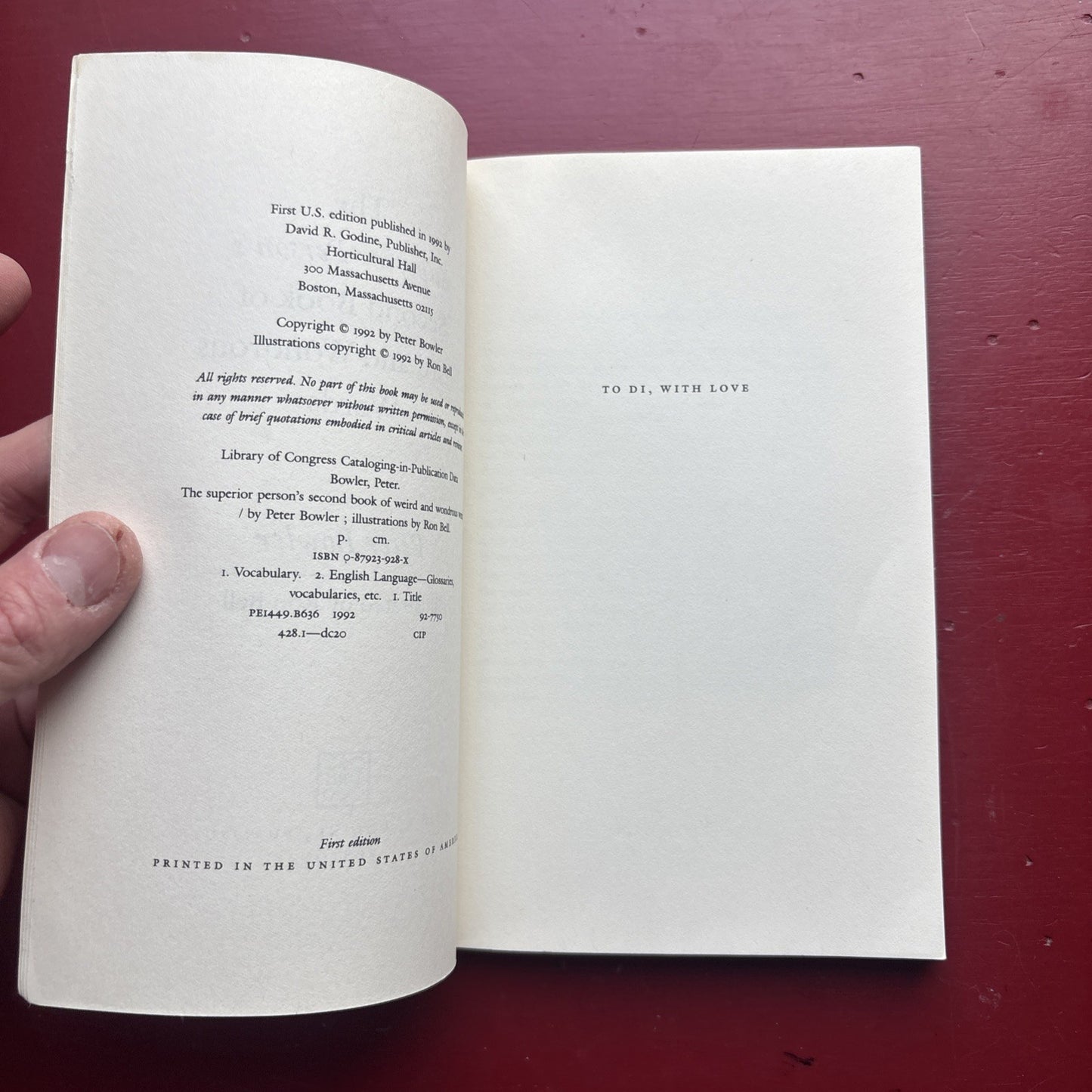 The Superior Person's Second Book - 9780879239282, Peter Bowler