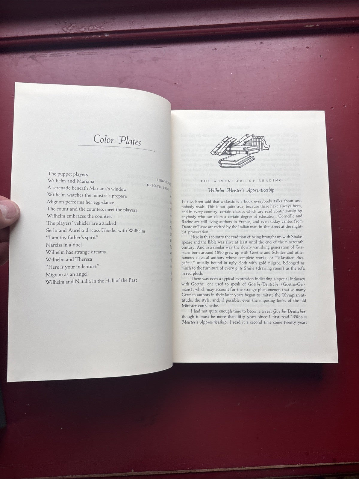 Wilhelm Meister's Apprenticeship by JW von Goethe. Heritage Press 1959
