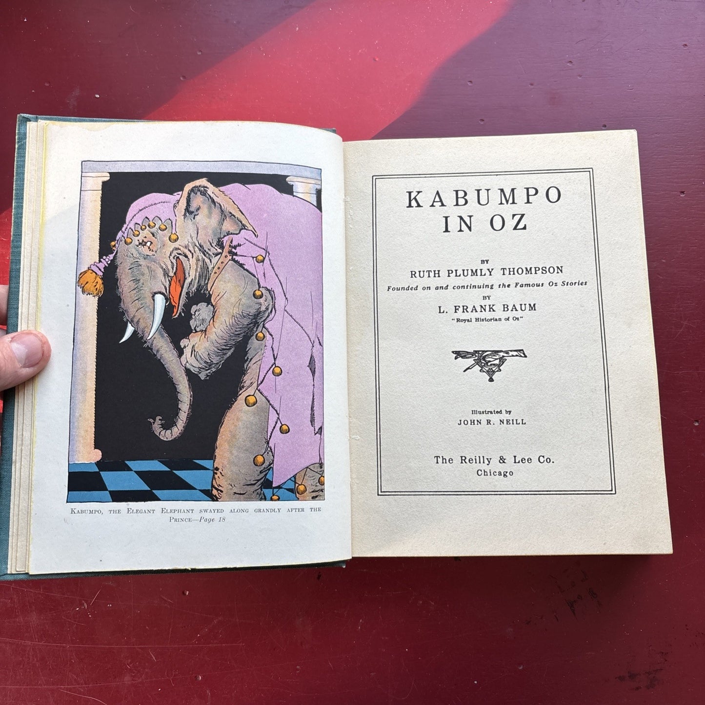 Kabumpo in Oz 1922 Reilly & Lee – L Frank Baum / Thompson – 12 Color Plates