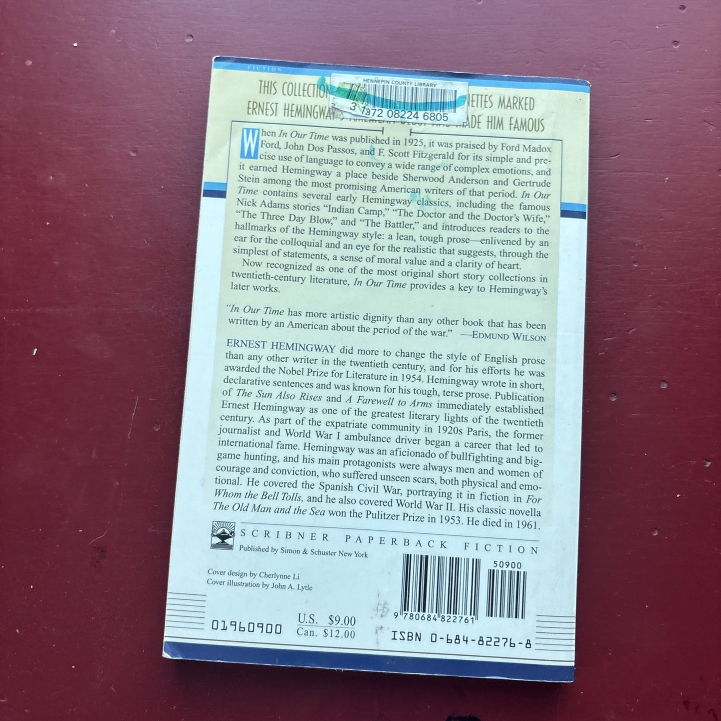 In Our Time by Ernest Hemingway (1996, Trade Paperback)