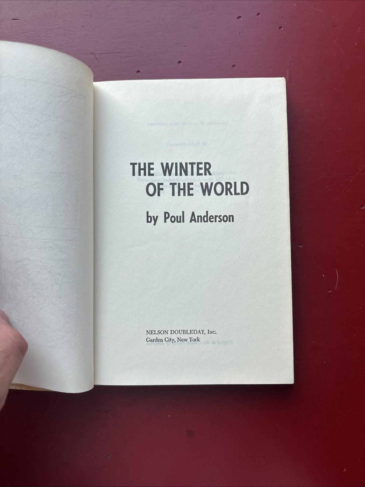 The Winter Of The World by Poul Anderson (1975, Hardcover)