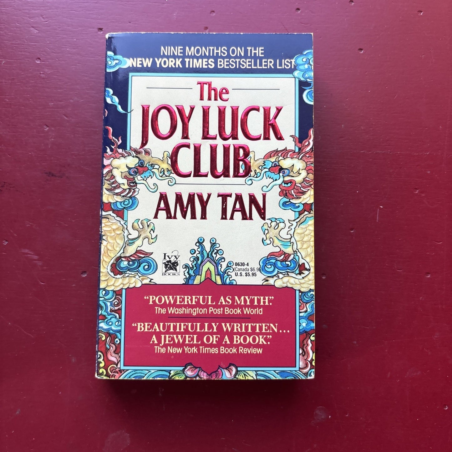 The Joy Luck Club - Amy Tan (1990, Paperback)